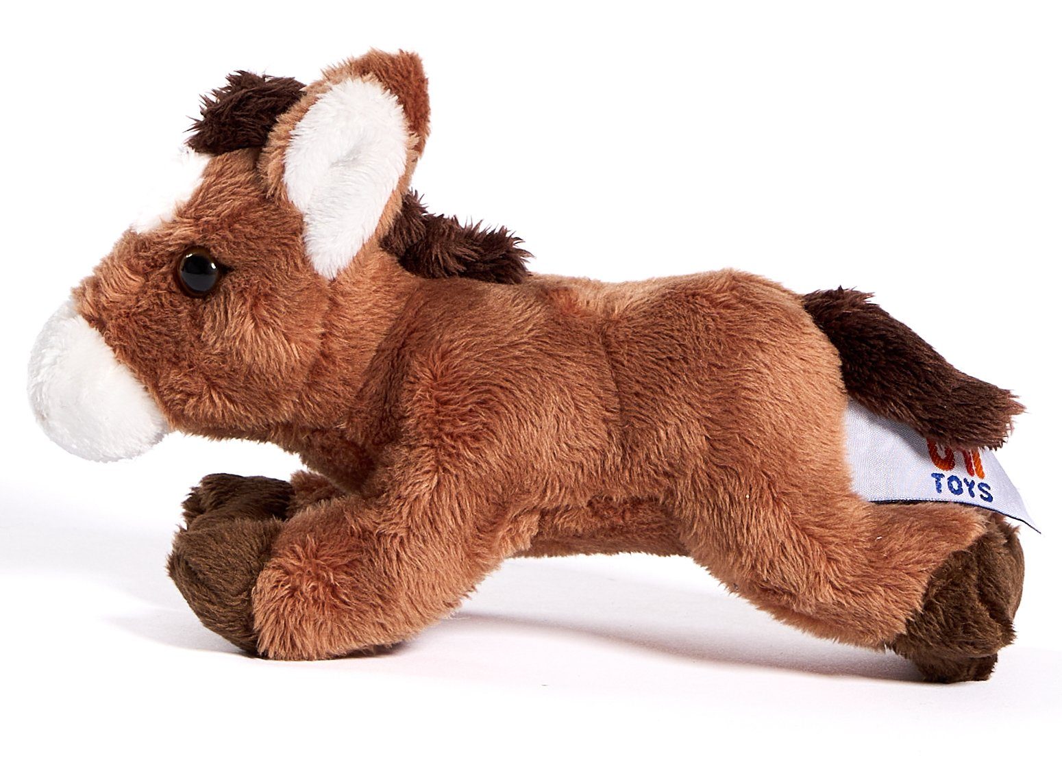 Uni-Toys Kuscheltier Pferd Plushie, liegend - 18 cm (Länge) - Plüschtier, zu 100 % recyceltes Füllmaterial