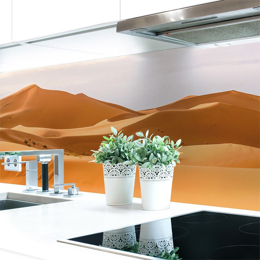 DRUCK-EXPERT Küchenrückwand Küchenrückwand Sanddünen Premium Hart-PVC 0,4 mm selbstklebend