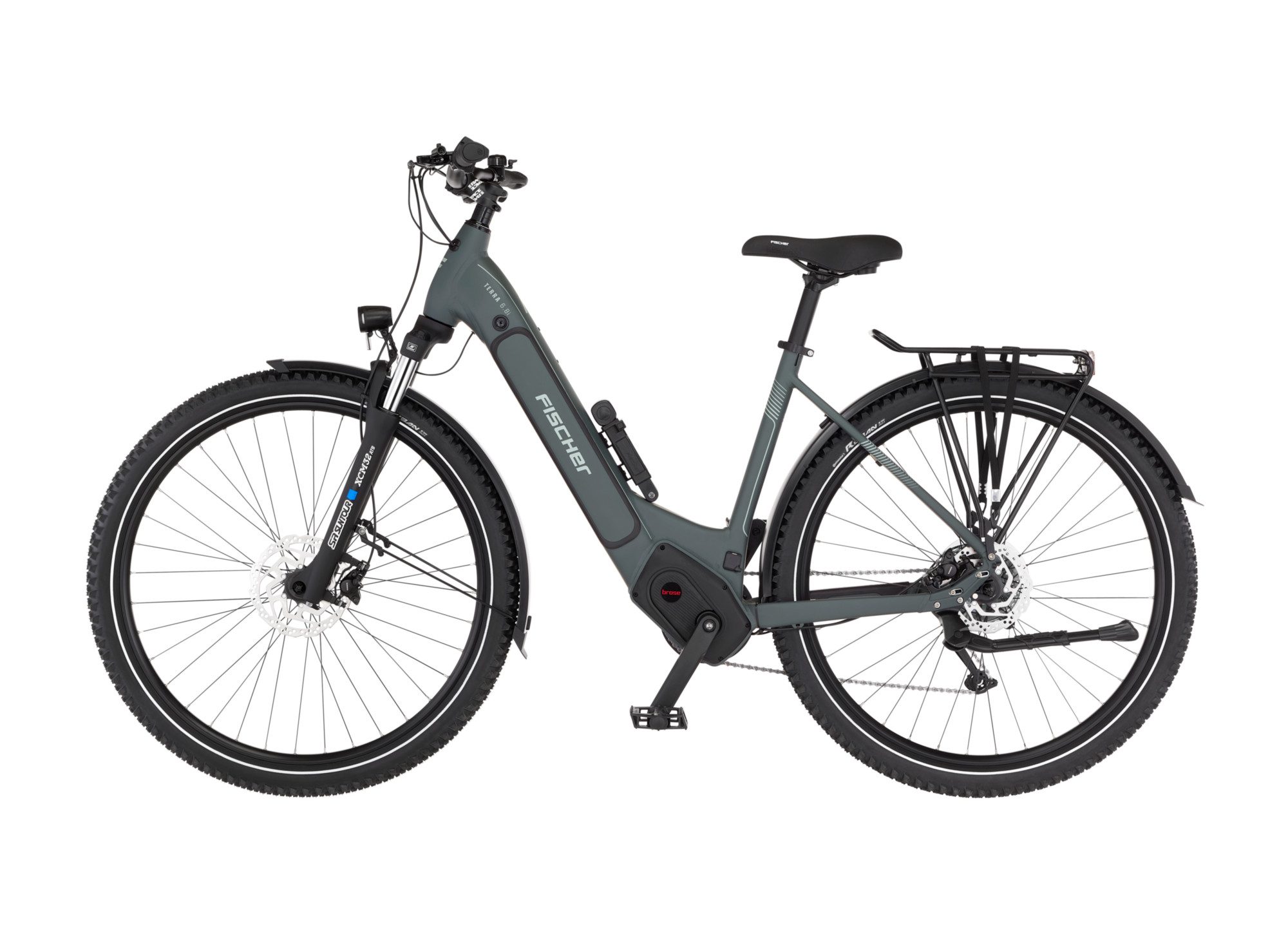 FISCHER Fahrrad E-Bike Trekkingrad TERRA 6.8I 711 ULTIMATE, 9 Gang Shimano Cues RD-U3020 Schaltwerk, Mittelmotor, 711 Wh