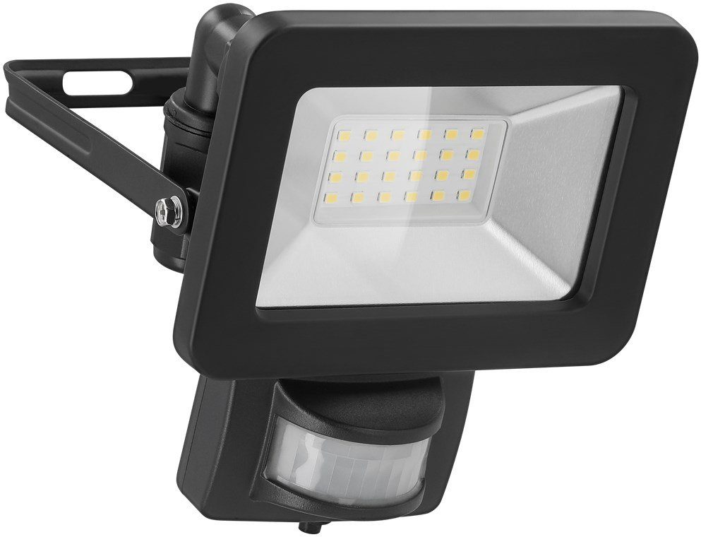 Goobay LED Taschenlampe Goobay LED-Außenstrahler, 20 W, mit Bewegungsmelder  - mit 1700 lm, ne