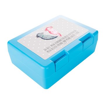 Mr. & Mrs. Panda Butterdose Axolotl Freundin, Lunch box, Brotbox, Snackbox, Brotzeitbox, Premium Kunststoff, (1-tlg), Doppelverschluss