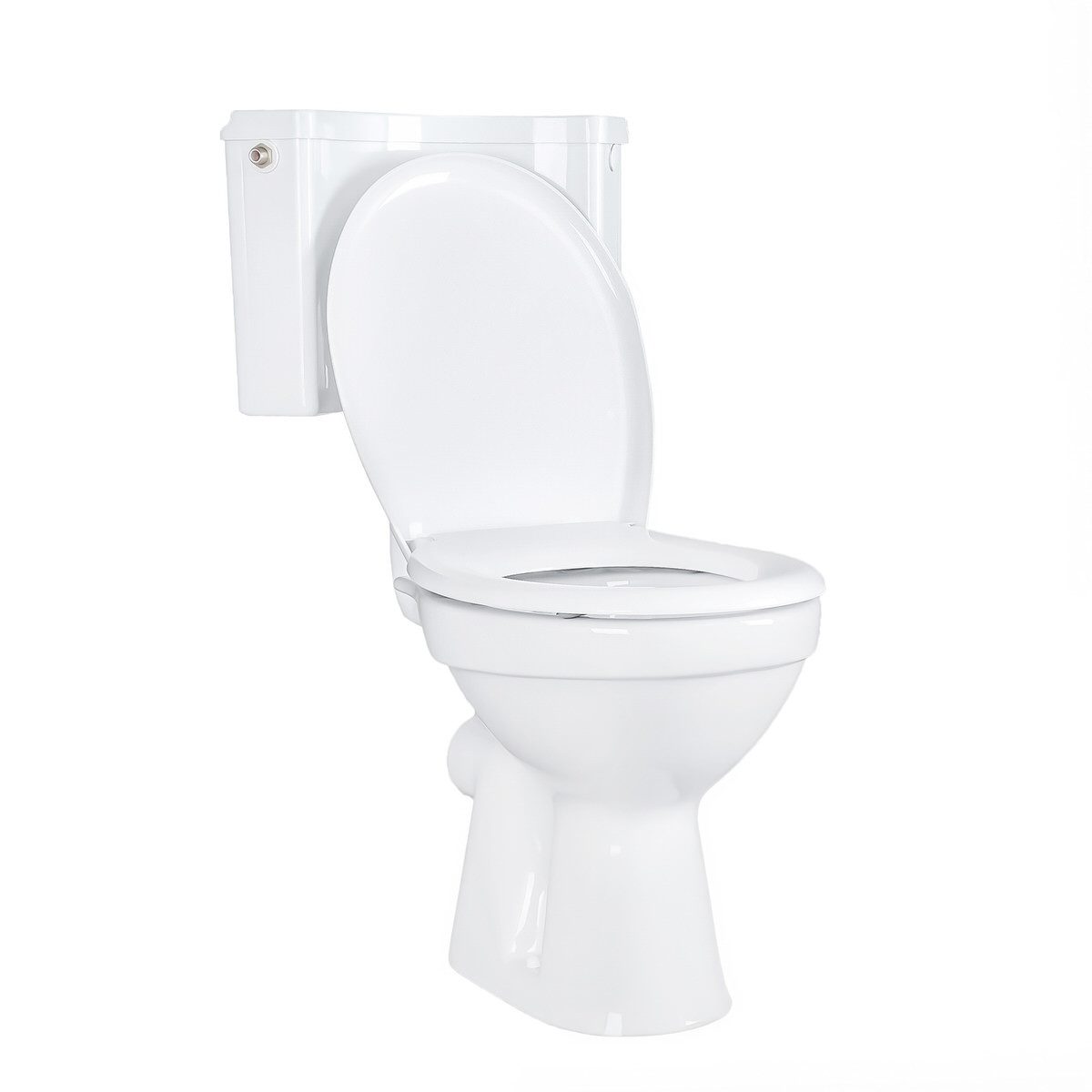 Belvit Tiefspül-WC BV-SW5001-T+BV-AP2001-SET, Belvit WC Set Taharet Wandanschluss mit Bidet Funktion, Softclose