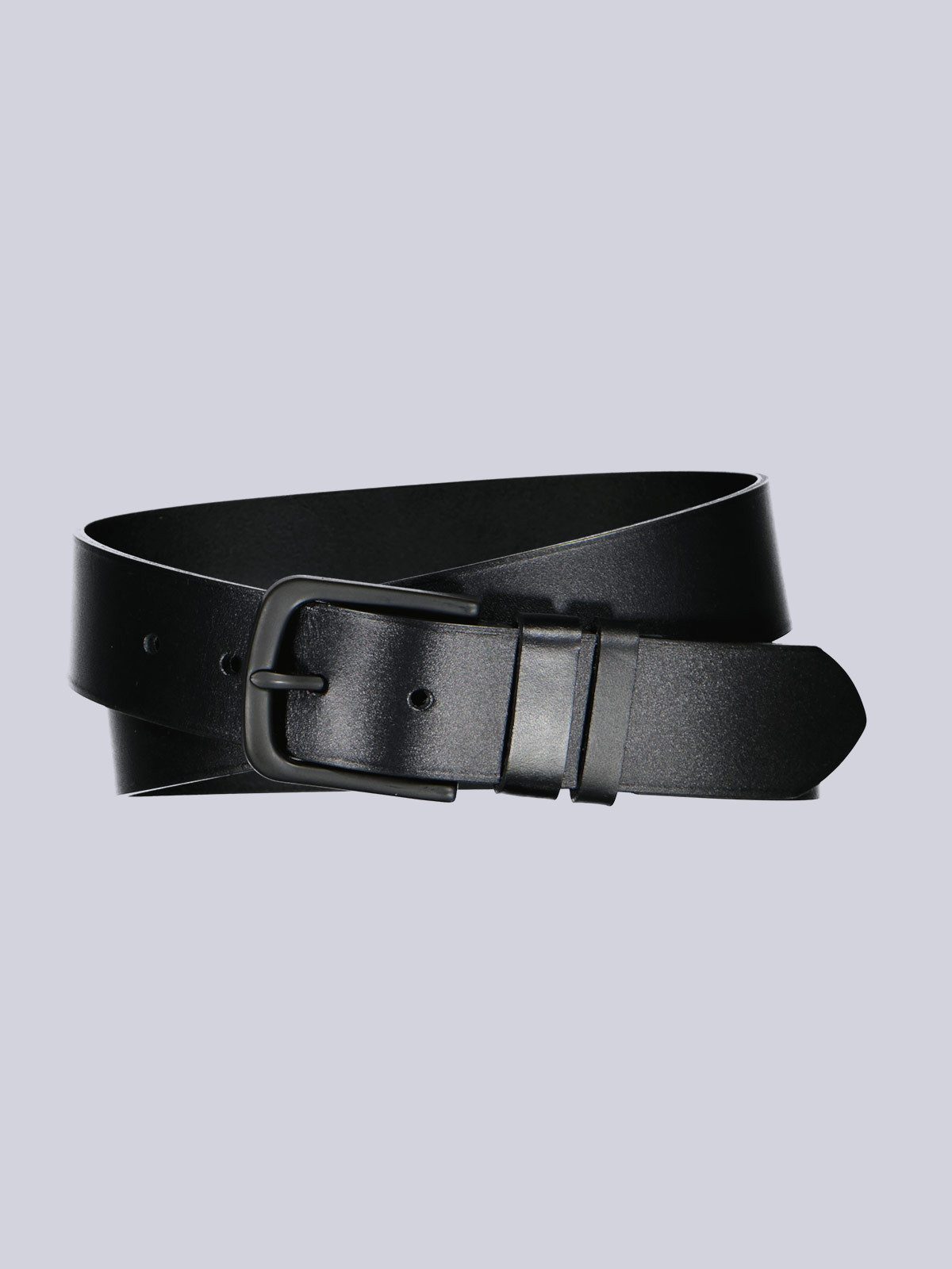 Engbers Ledergürtel Herren Gürtel, Schwarz