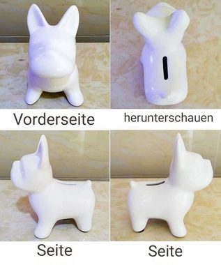 FIDDY Click-Ornamente Home Decor Schreibtisch dekorative Statue, Tier-Sparschwein aus Keramik für Jungen und Mädchen