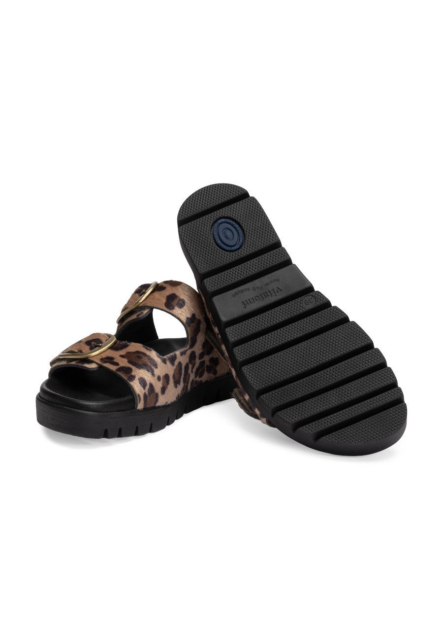 vitaform Damen Pantoletten Textil Pantolette