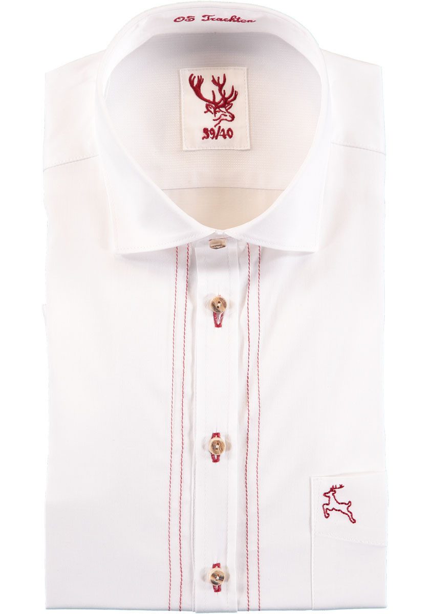 Gipfelstürmer Trachtenhemd Nvoji Herren Langarmhemd mit Haifischkragen