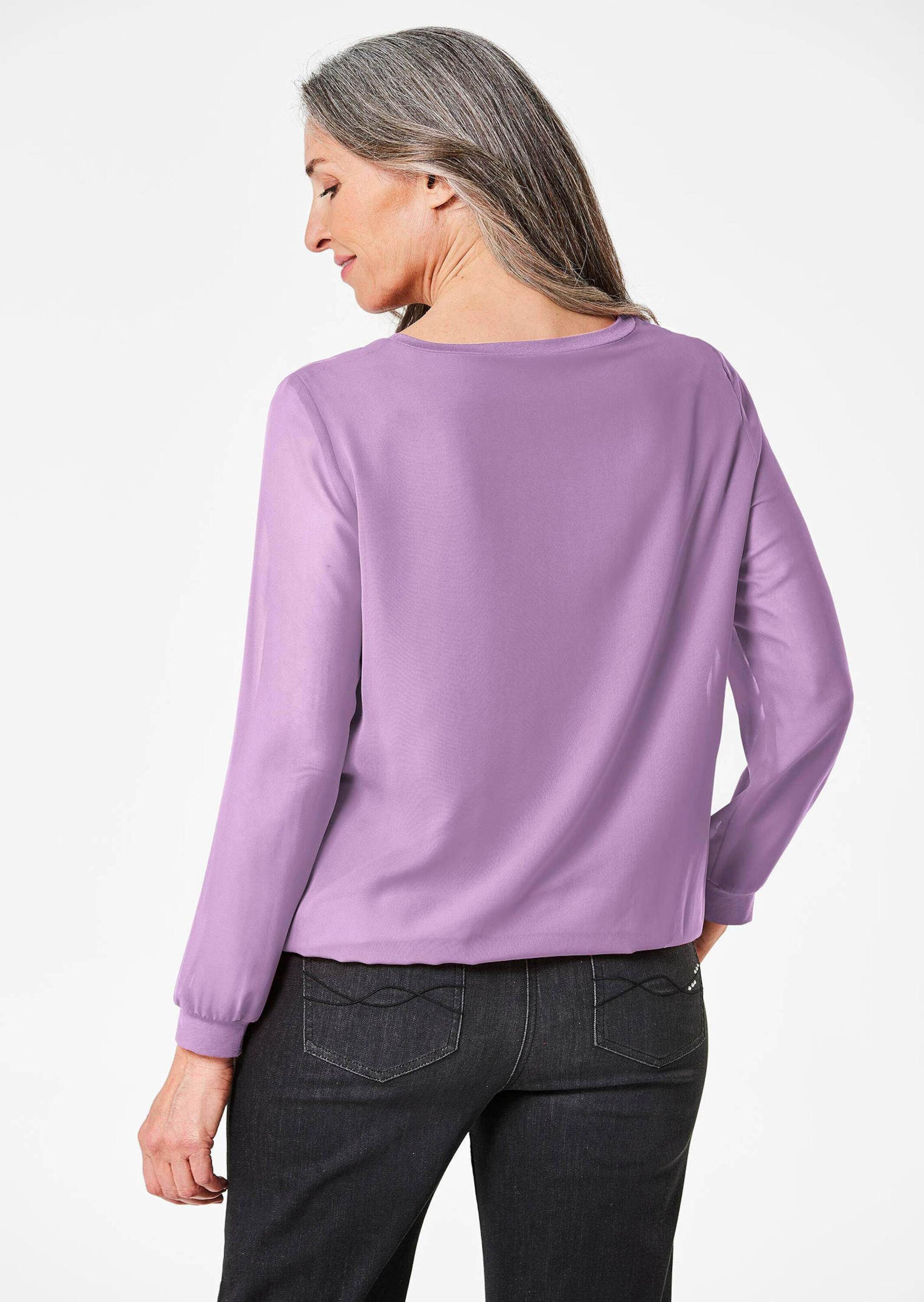 GOLDNER Klassische Bluse Schlupfbluse