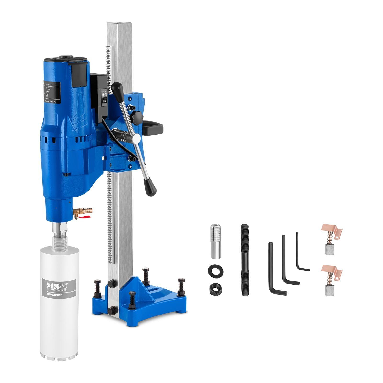 MSW Kernbohrmaschine Kernbohrgerät Kernbohrer Nass Trocken 205 mm 3200 W, 230 V, max. 600 U/min, verschiedene Produktvarianten