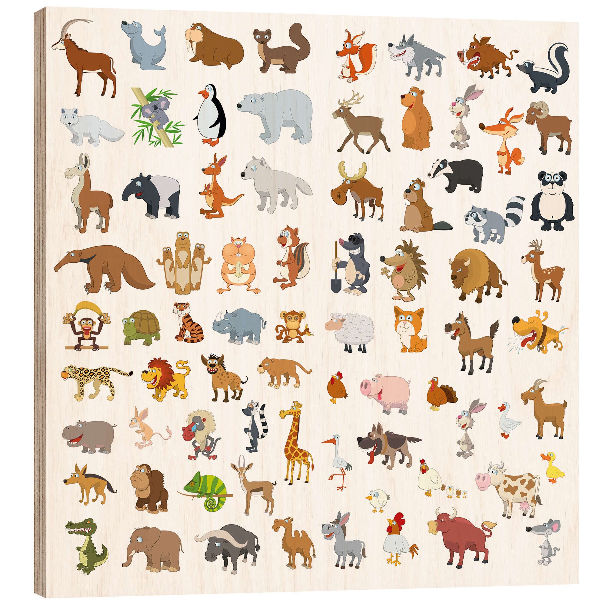 Posterlounge Wandbild Wer von uns ist doppelt?, Kidz Collection, erhältlich als Poster, Leinwandbild, Wandsticker oder Acrylglasbild