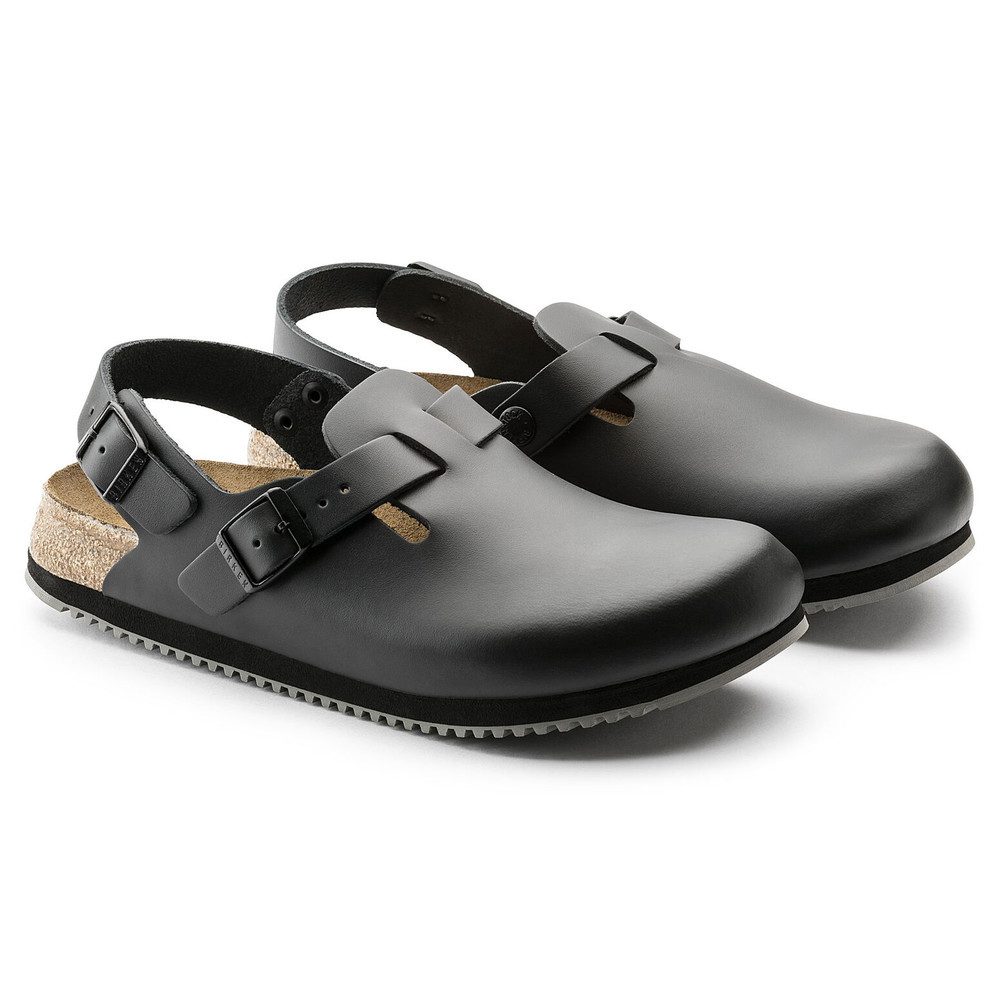 Birkenstock Clog Tokio Super Grip, Naturleder, schwarz Pantolette – Bild 4 von 5