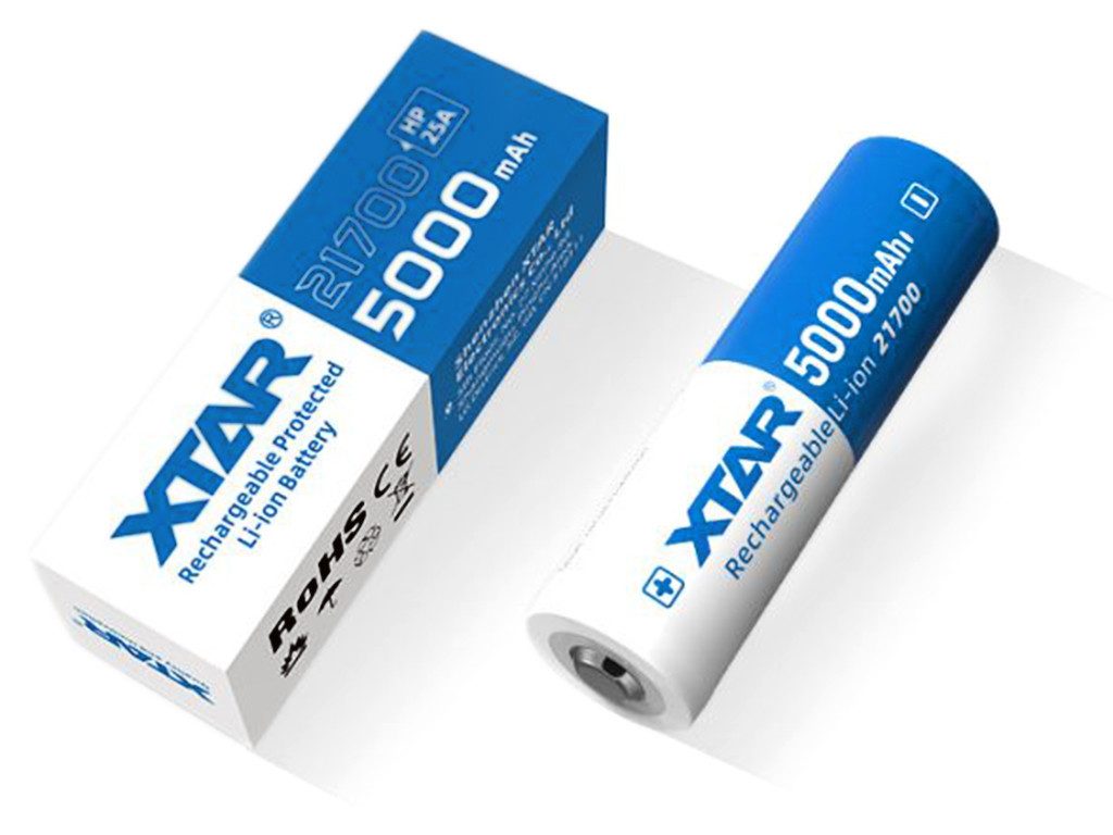 XTAR 21700-HP 25A (Ampere) *5000mAh 3,6V - 3,7V Li-Ion-Akku elektronisch Akku (1 St)