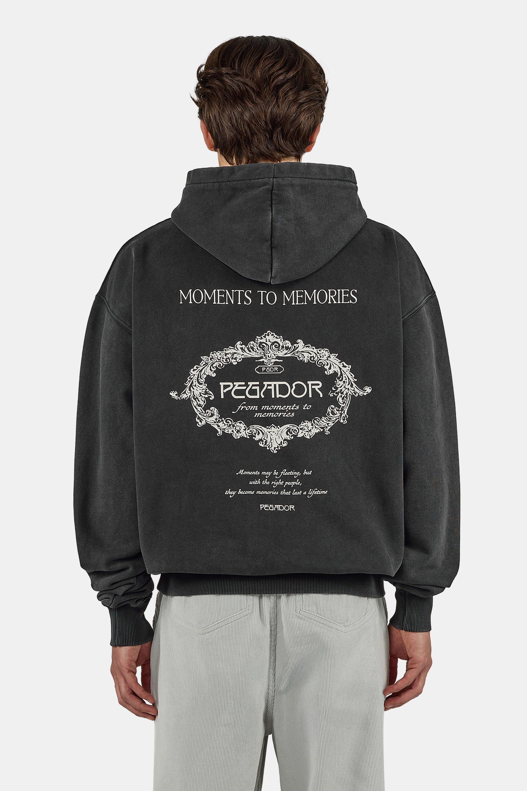 PEGADOR Kapuzensweatshirt Reine Oversized Hoodie Baumwollmischung, oversize