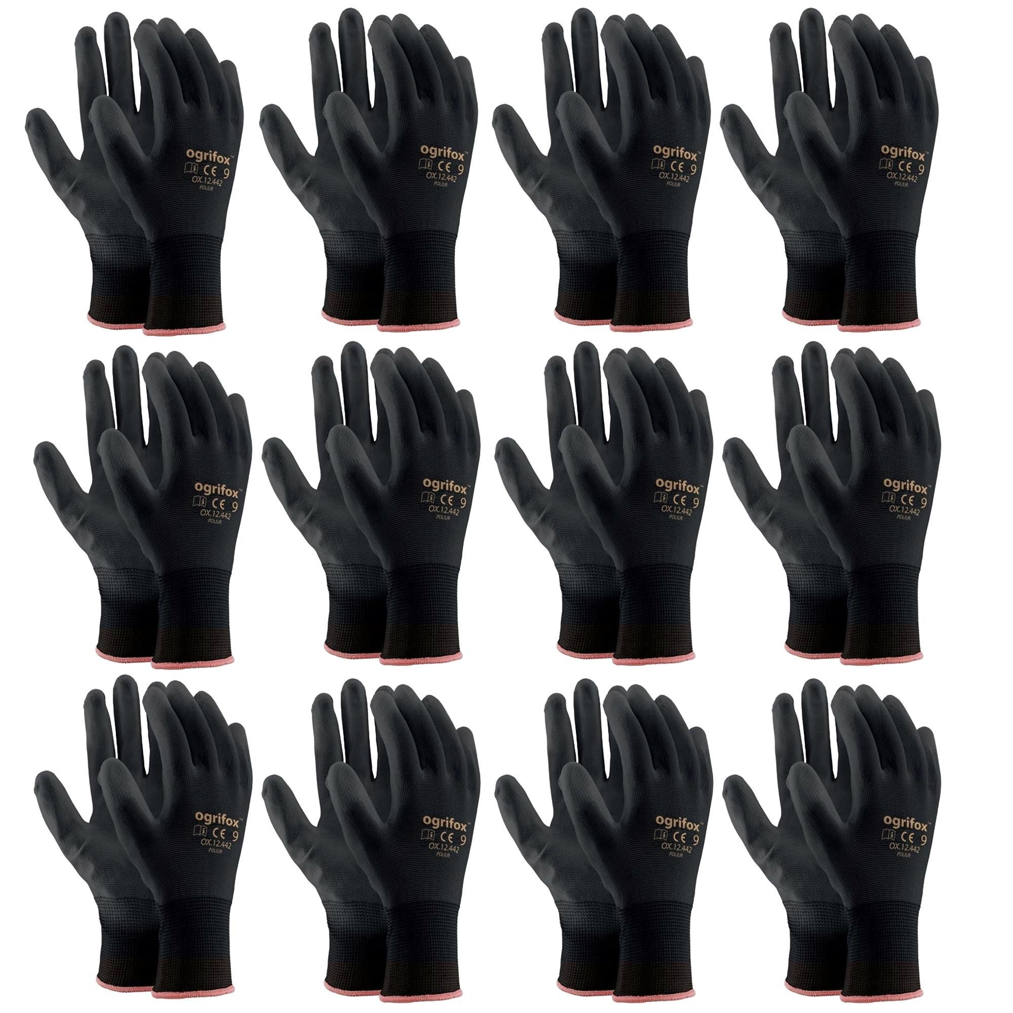 TSB Werk Gartenhandschuhe 12x Arbeitshandschuhe Mechanikerhandschuhe günstig online kaufen