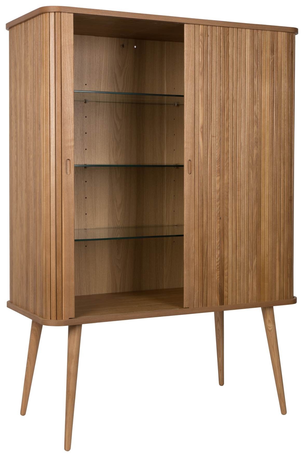 Zuiver Mehrzweckschrank Schrank Kommode BARBIER von ZUIVER mit Rollo Schiebetüren