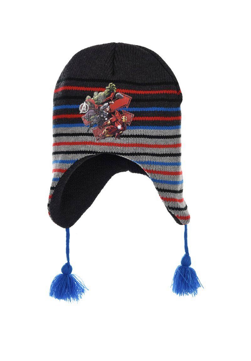 The AVENGERS Strickmütze Iron Man, Hulk, Thor, Captain America Kinder Jungen Winter-Mütze