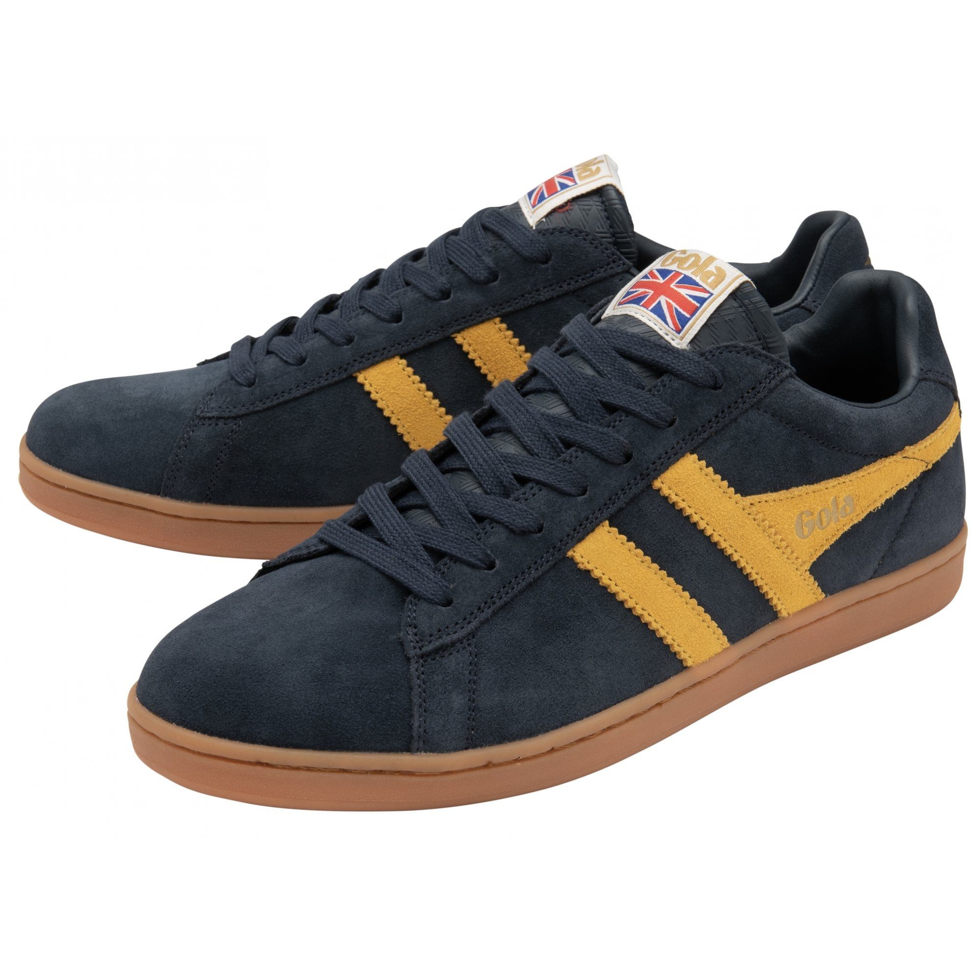 Equipe Suede-Leder navyblau/sun/gum Herren Sneaker