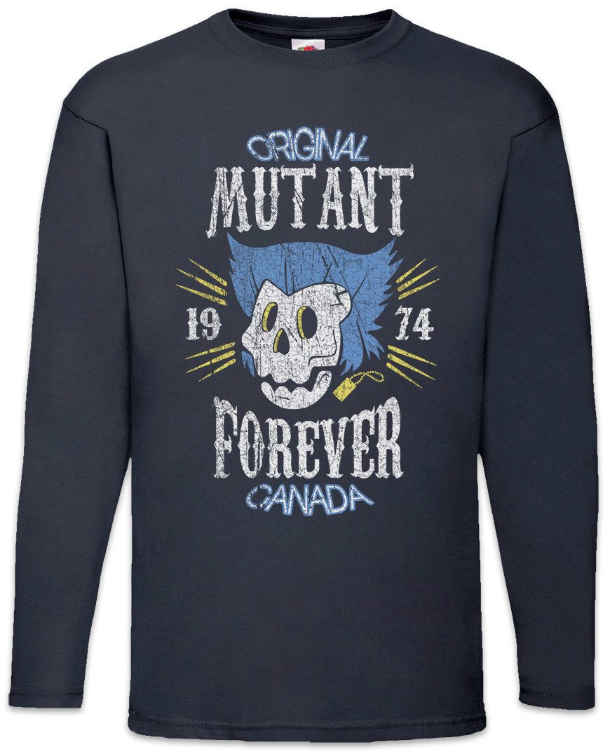 Langarmshirt Mutant Forever Langarm T-Shirt X Comic Movies Wolverine Men Logan