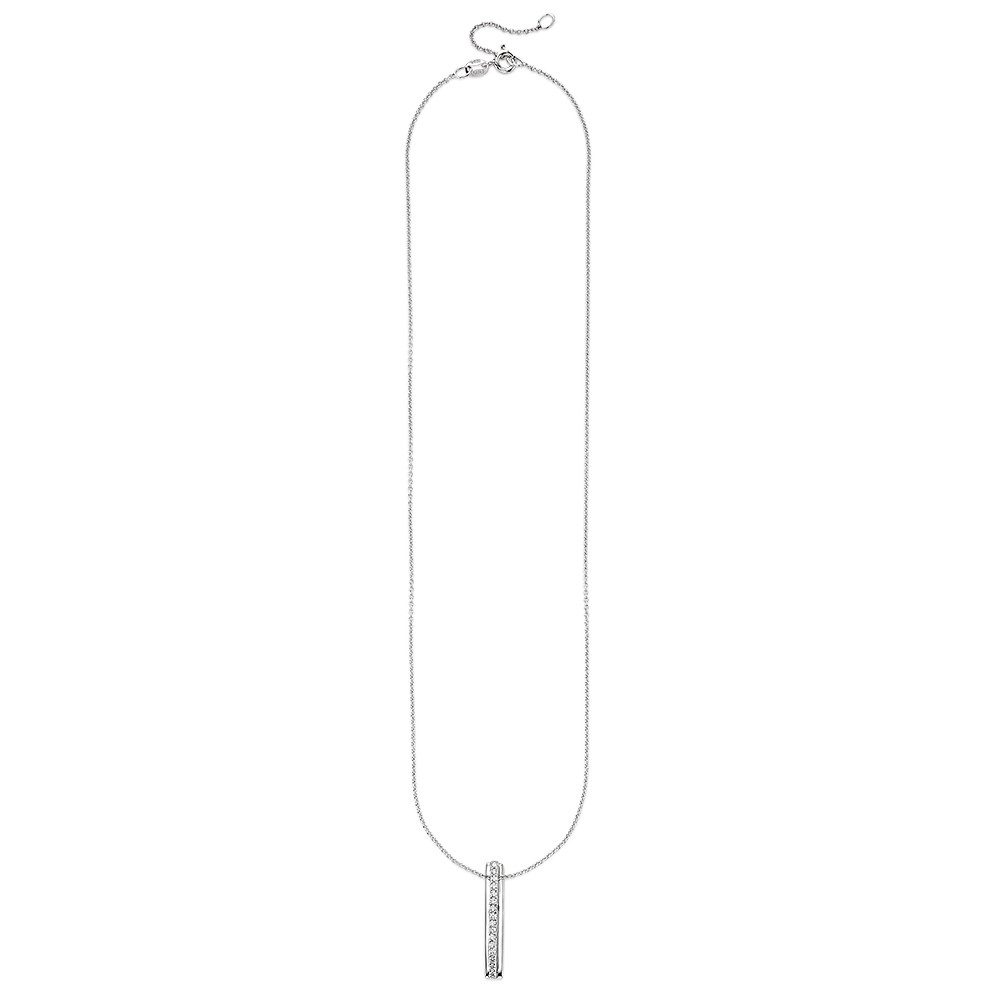 Bruno Banani Kette mit Anhänger Schmuck Geschenk Kette mit Anhänger Stab, mit Zirkonia (synth) – Bild 2 von 3