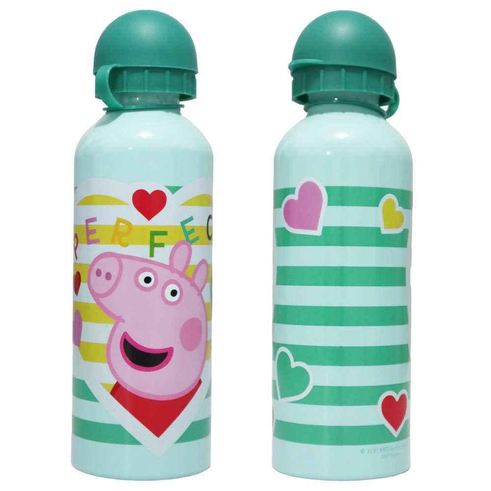 Trinkflasche Peppa Wutz Kinder Aluminium Wasserflasche Flasche 500 ml