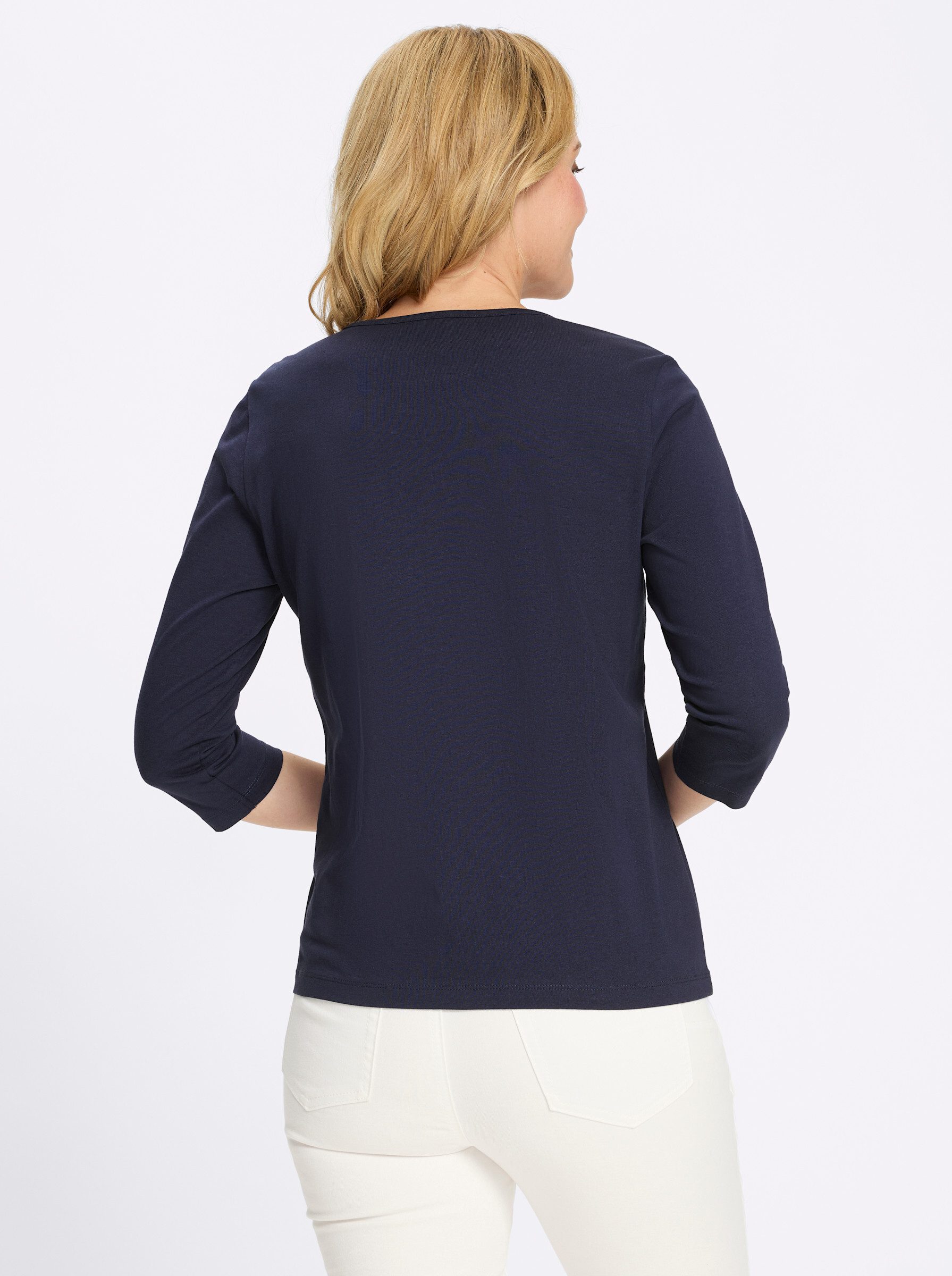Sieh an! T-Shirt 3/4-Arm-Shirt 3/4-Arm günstig online kaufen
