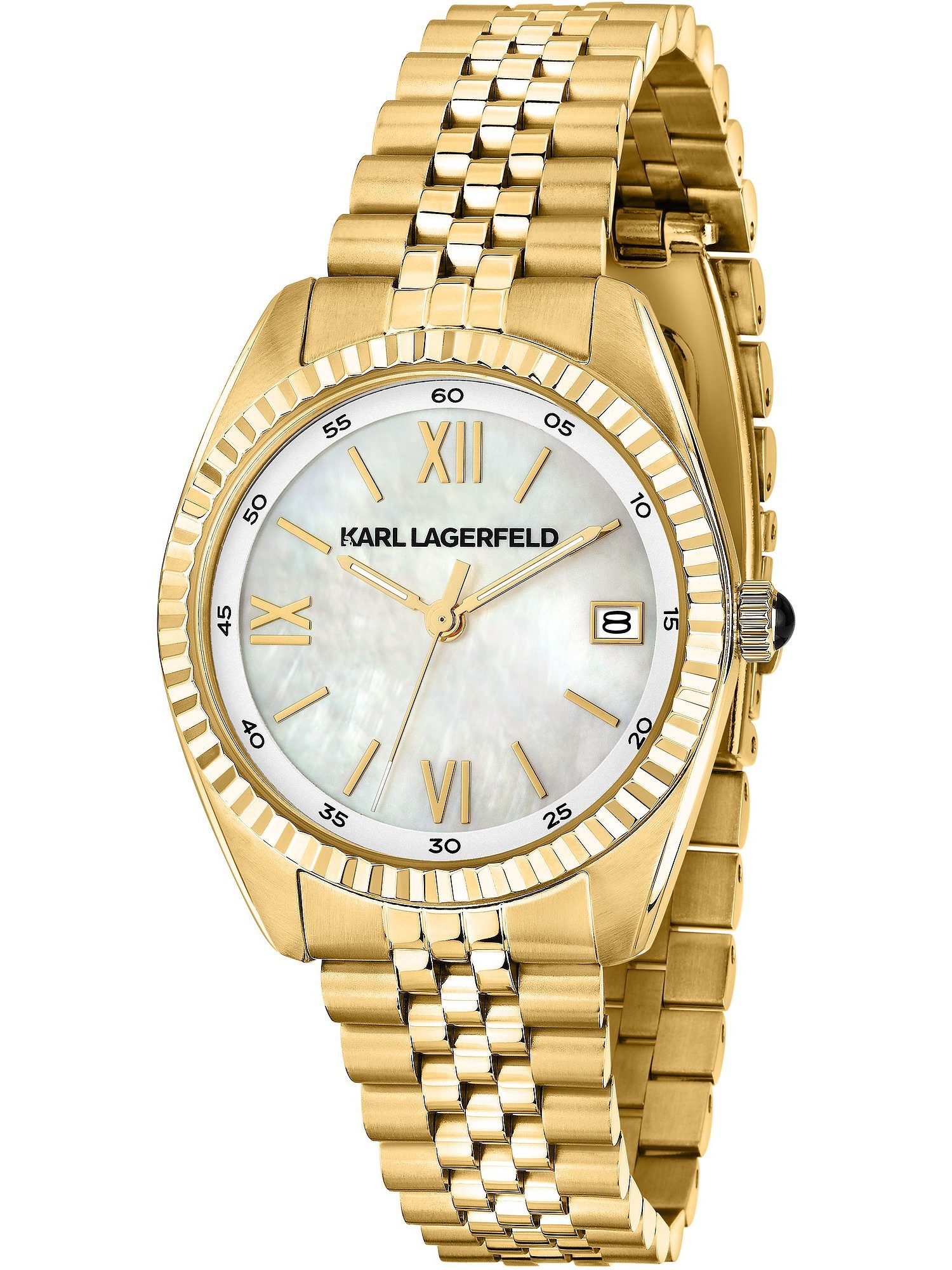 KARL LAGERFELD Quarzuhr Karl Lagerfeld Damen-Uhren Analog Quarz, Klassikuhr
