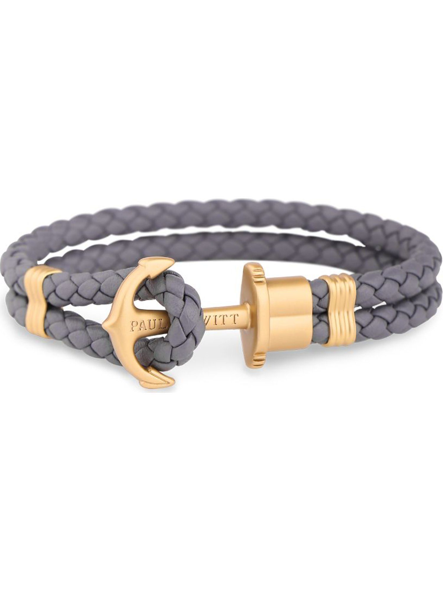 PAUL HEWITT Armband Paul Hewitt Damen-Armband Leder, Edelstahl Anker, Phrep