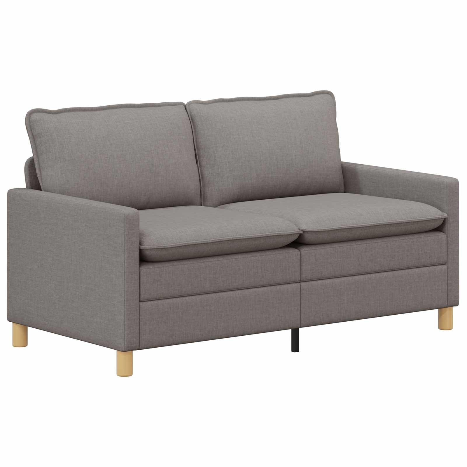 vidaXL Sofa Sofa Taupe 156 x 81 x 87,5 cm Stoff, 1 Teile