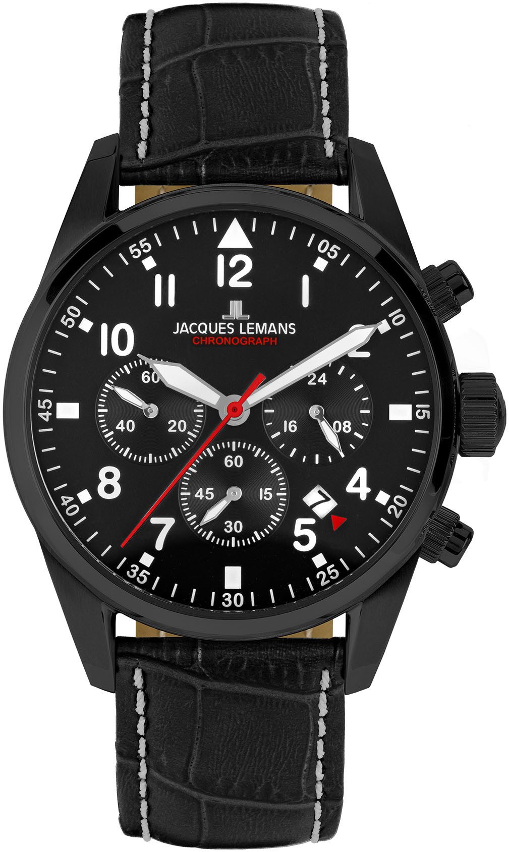 Jacques Lemans Chronograph Barcelona 42-2F, Quarzuhr, Armbanduhr, Herrenuhr günstig online kaufen