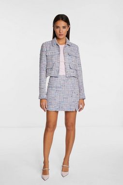 Rich & Royal Blusenblazer Damen Kurzblazer CROPPED BOUCLÉ JACKET (1-tlg)