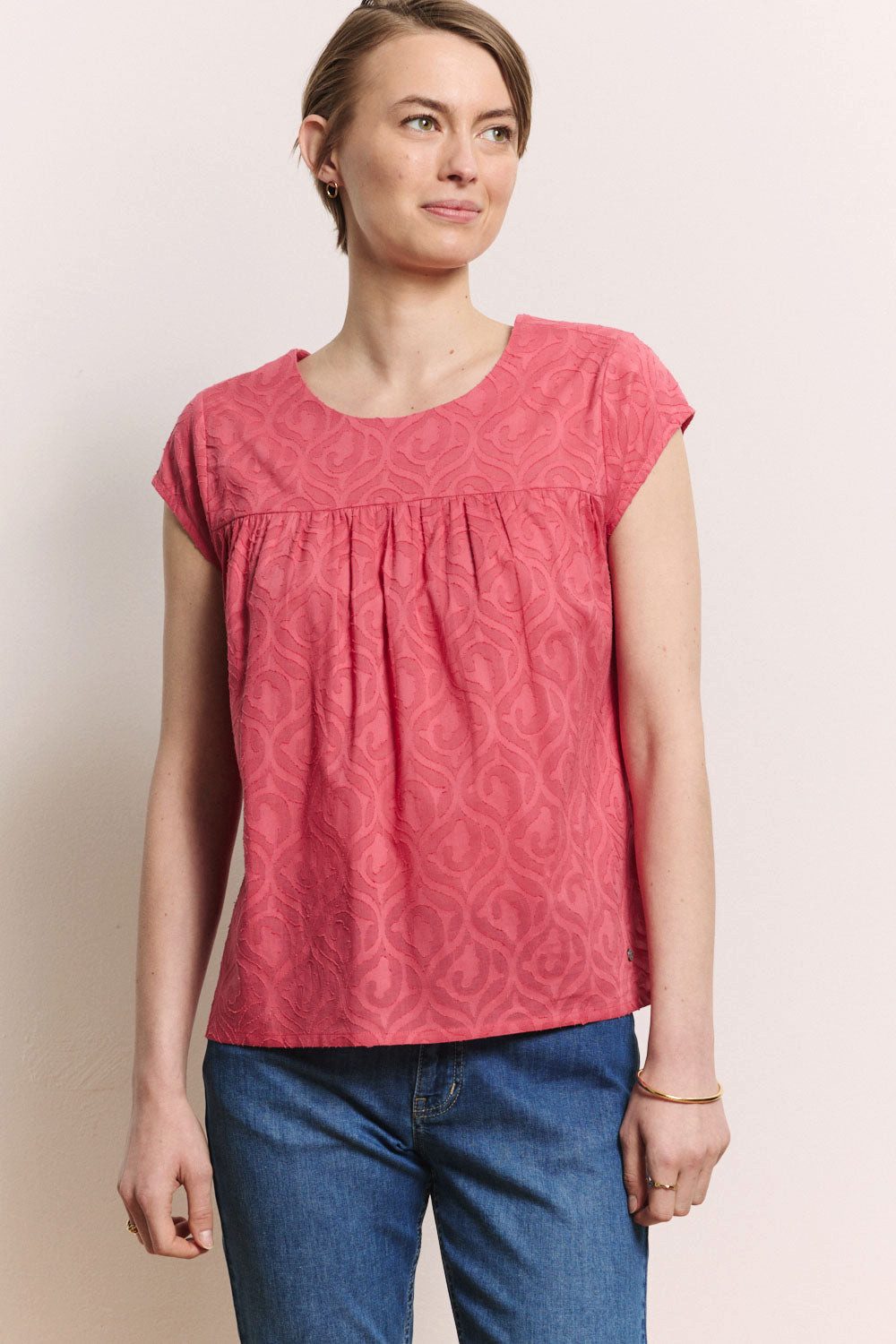 Tranquillo Blusenshirt Bluse in Batist Optik Lunaa aus Bio-Baumwolle GOTS-zertifizierte Bluse aus Bio-Baumwolle in Batist-Optik