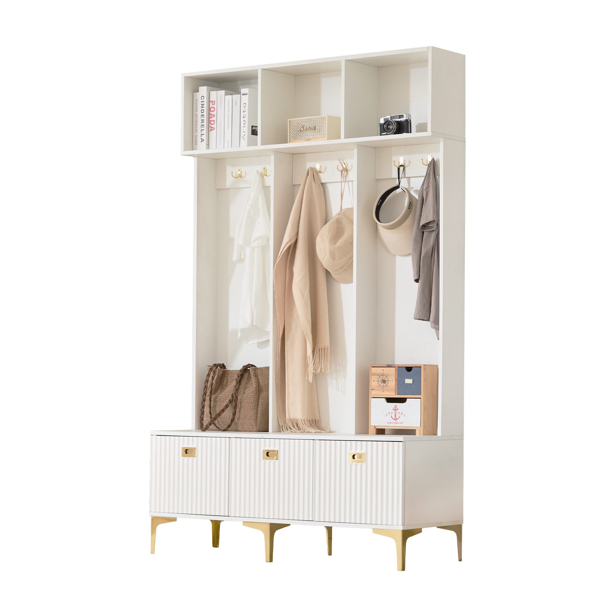 HAUSS SPOLE Garderoben-Set 120×40×191cm Kleiderschrank mit günstig online kaufen
