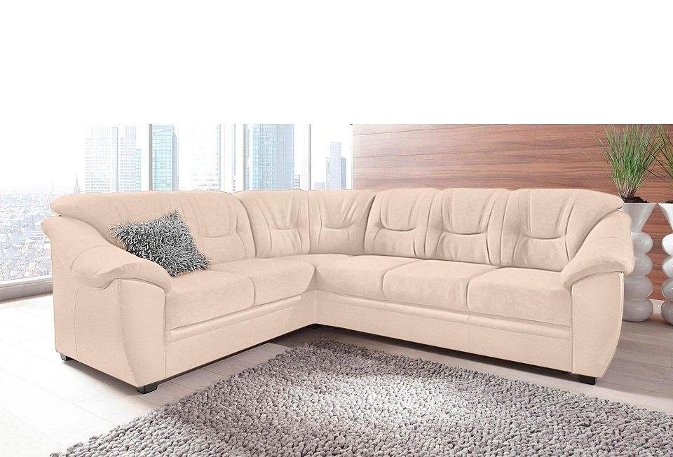 sit&more Ecksofa Savona L-Form, B: 262 cm, optional Bettfunktion, Federkern