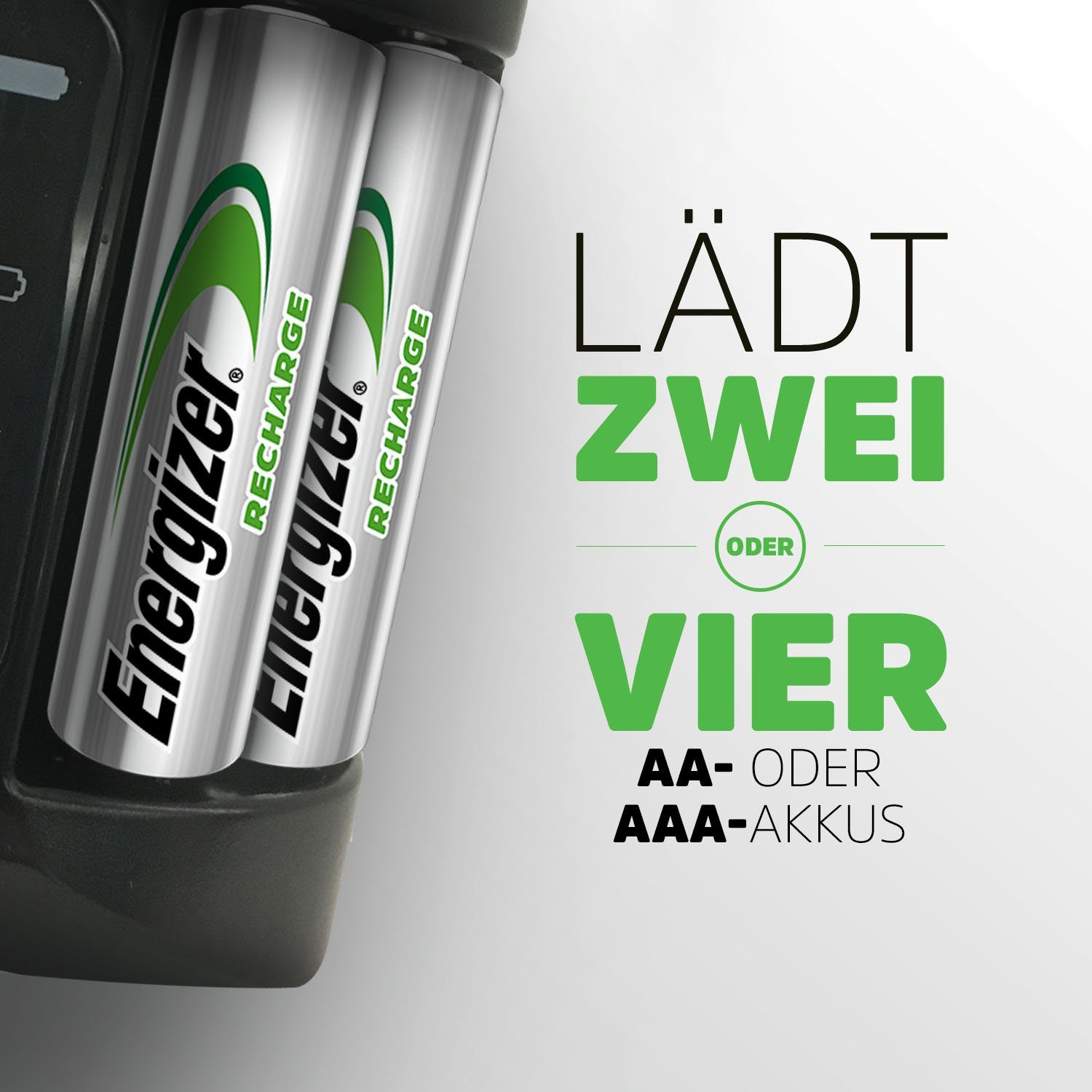 Energizer Pro Charger +4 AA 2000 mAh Batterie-Ladegerät