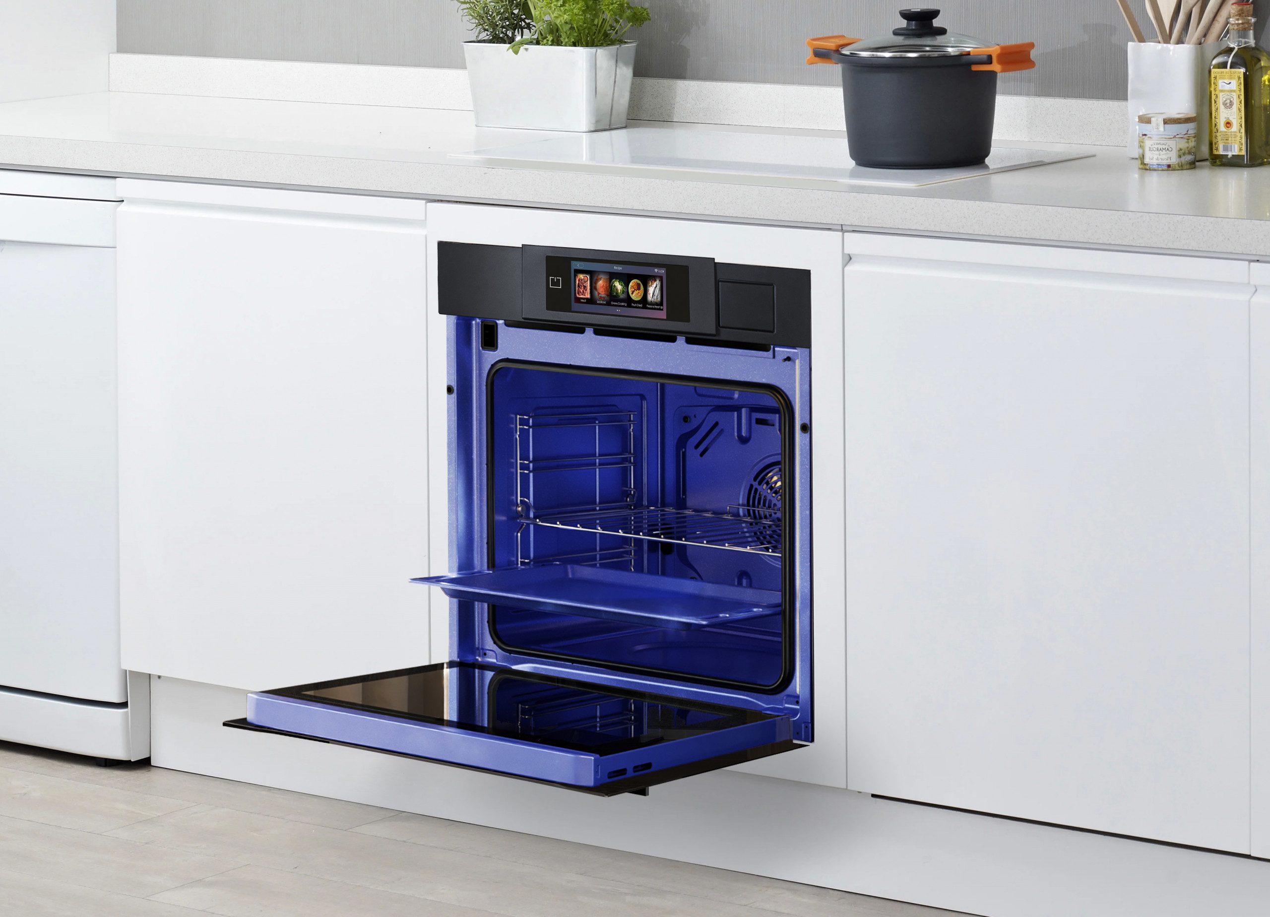 Kaiser Küchengeräte Einbaubackofen XXL Multi 37,Multifunktions-Elektro-Dampfbackofen mit Dampfreinigung, 60 cm EH 6341, mit 1-fach-Teleskopauszug, Dampfreinigung
