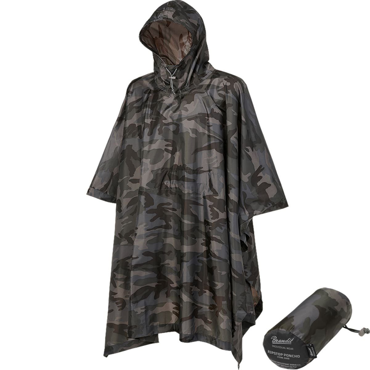 Brandit Regenponcho Bundeswehr Poncho RipStop