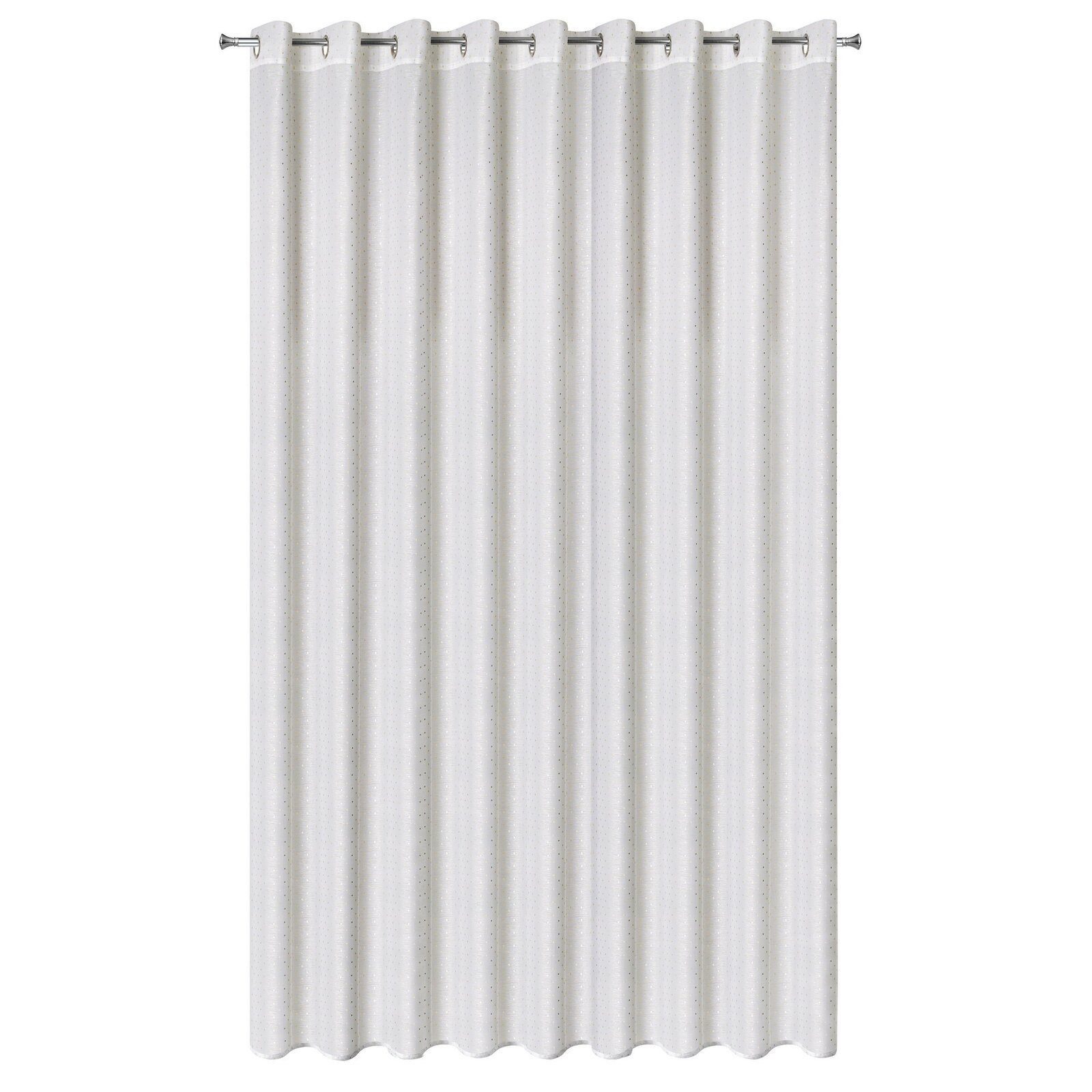 Eurofirany Gardine 400x250 cm Durchsichtig Weiß günstig online kaufen