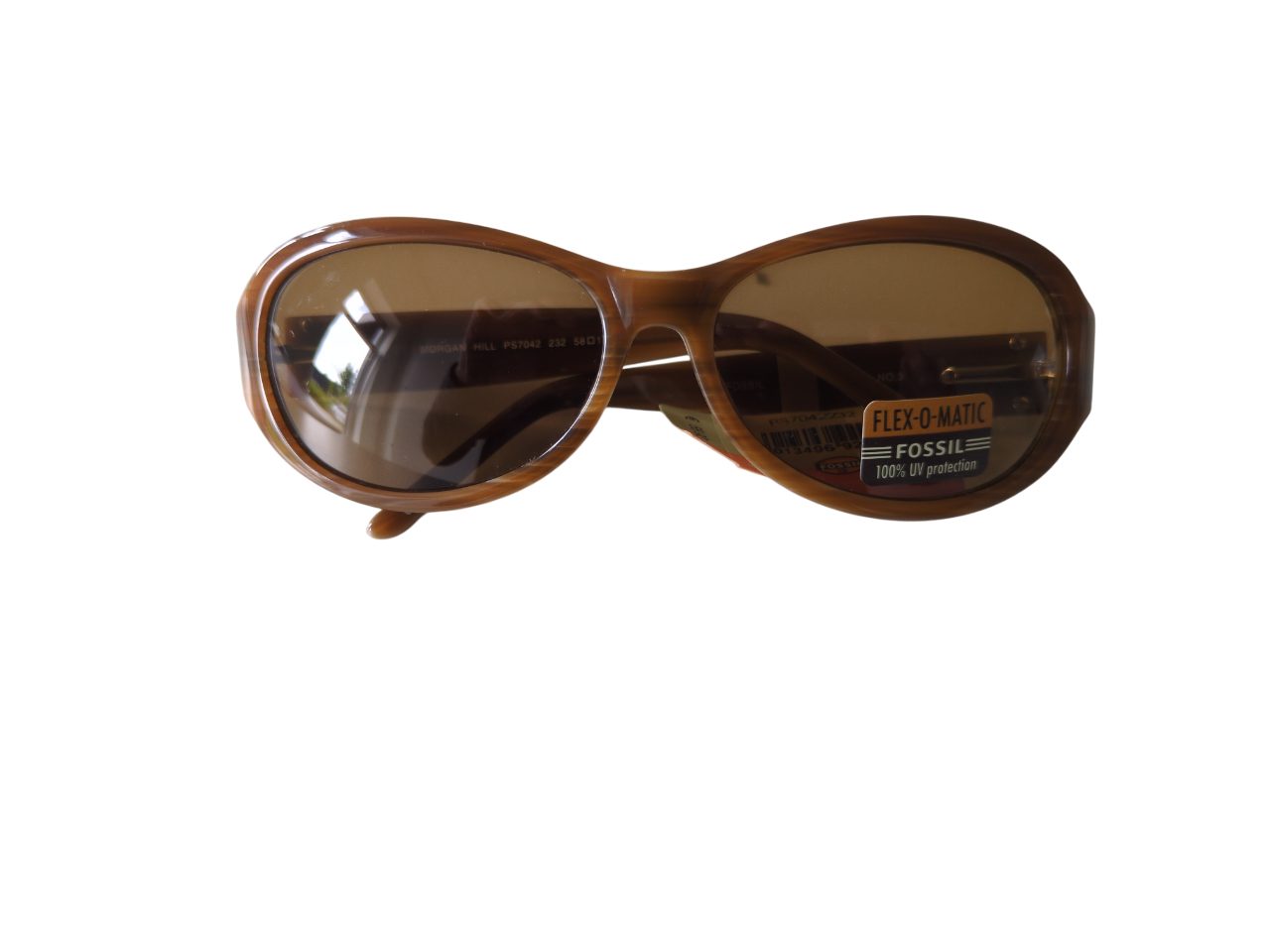 Fossil Sonnenbrille Kunststoff Braun 58/15/120 - PS7042232