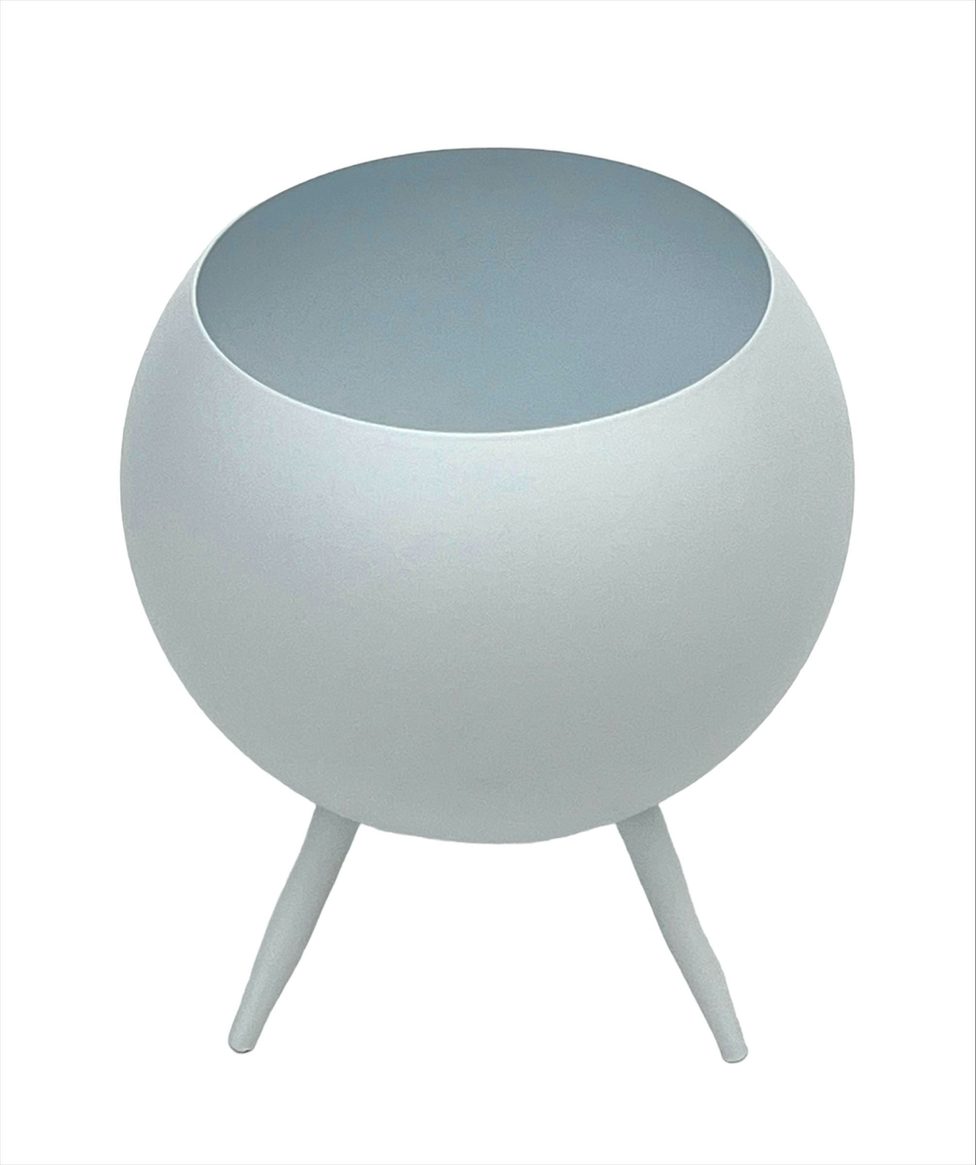 DanDiBo Blumenhocker Blumenhocker Metall mit Topf Weiß 27-19 cm Blumenständer Blumensäule – Bild 5 von 5