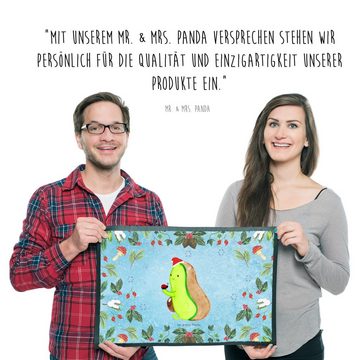 Fußmatte 50 x 75 cm null null - Eisblau - Geschenk, Schmutzfangmatte, Weihnach, Mr. & Mrs. Panda, Höhe: 0.3 mm, Liebevoller Empfang