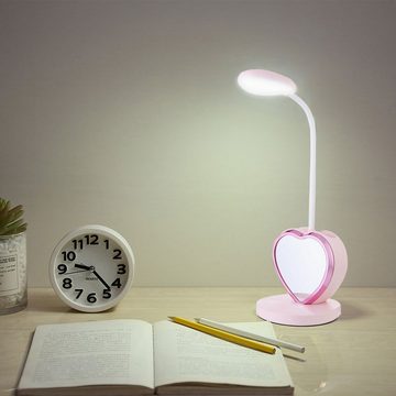 DOPWii LED Schreibtischlampe Pencil Tischlampe, 1200mAh stufenlos dimmbare Tischlampe