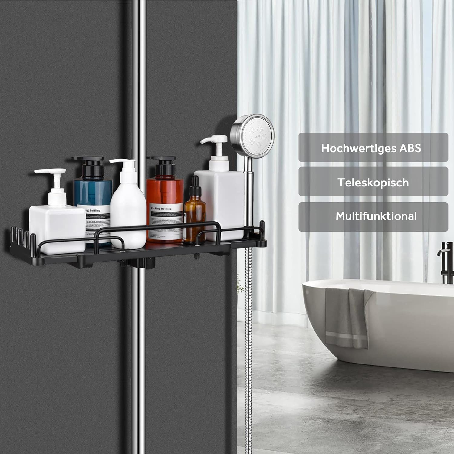 OKWISH Duschablage Duschregal Duschkorb Badregal Badezimmer günstig online kaufen