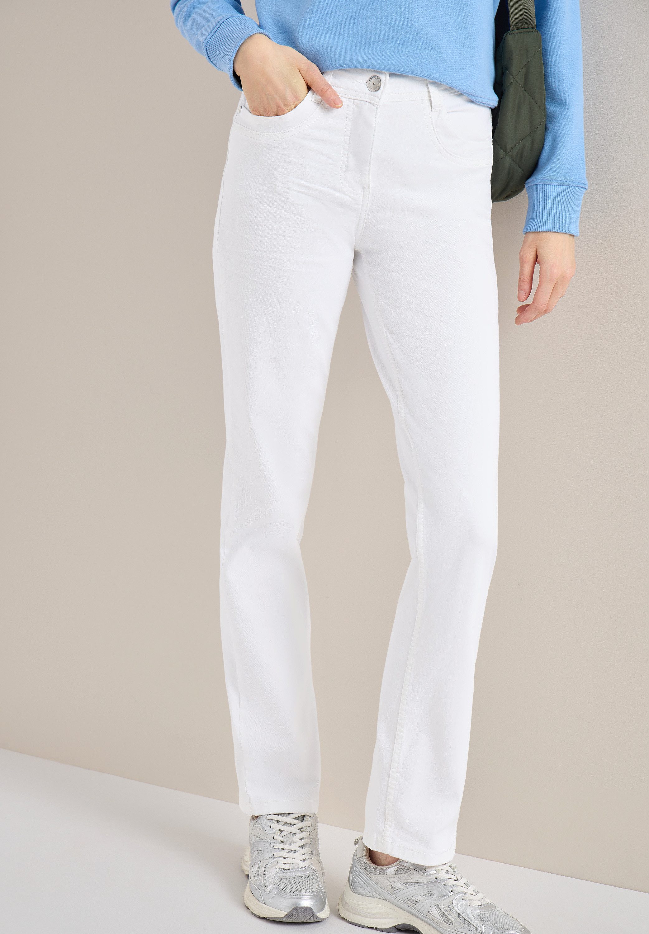 CECIL Slim-fit-Jeans High Waist
