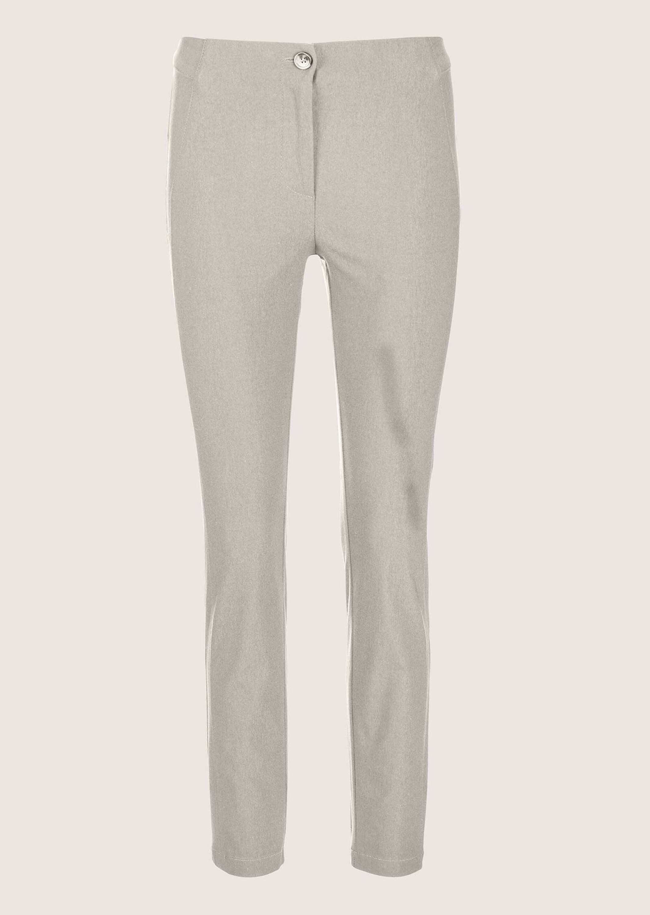 MADELEINE Stoffhose Schlanke Stretch-Hose mit Vichy-Karo Stoffhose in Knöchellänge und ohne Taschen – Bild 5 von 5