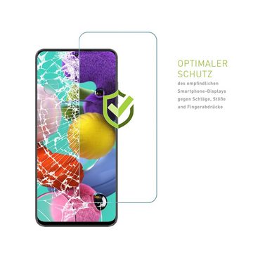 KMP Creative Lifesytle Product Samsung Galaxy A51 Smart Glas 2.5D für Samsung Galaxy A51, Displayschutzglas, Singlepack, 1 Stück, klare Sicht