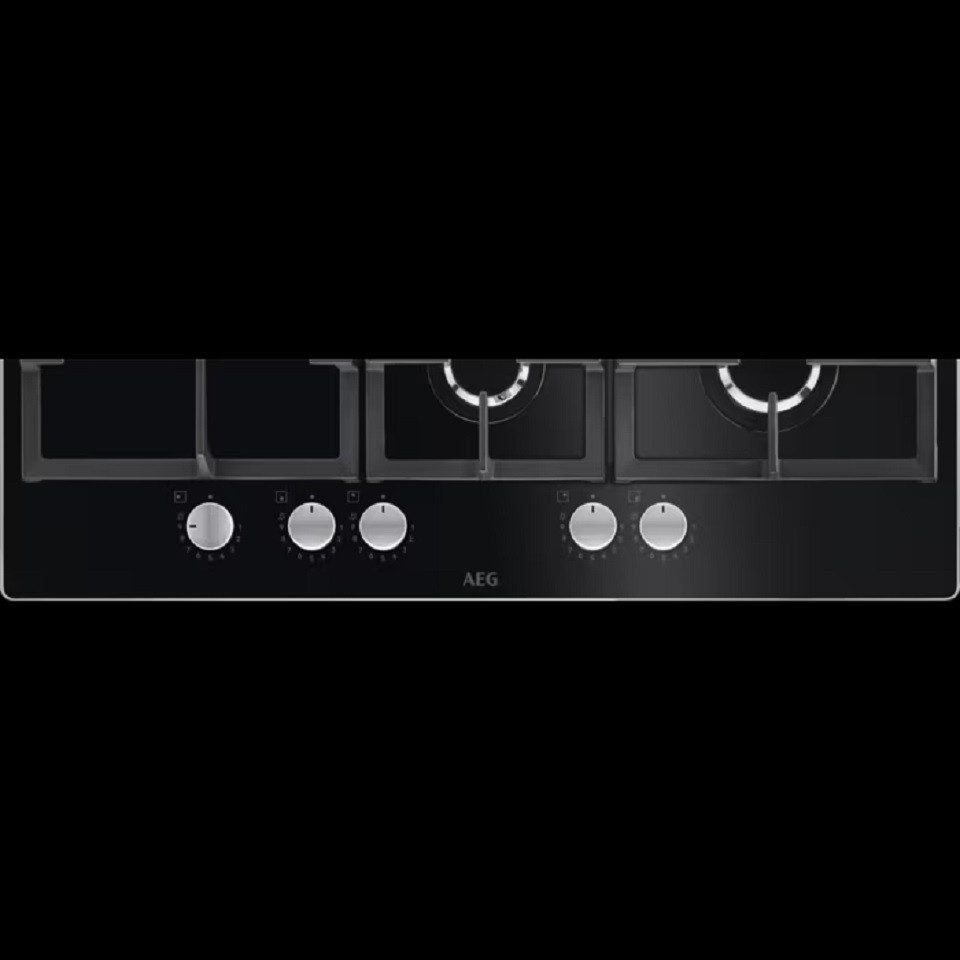 AEG Gas-Kochfeld 6000 HKB75820NB, Thermosicherung, 1 Wok Kochstelle, Bedienknebel