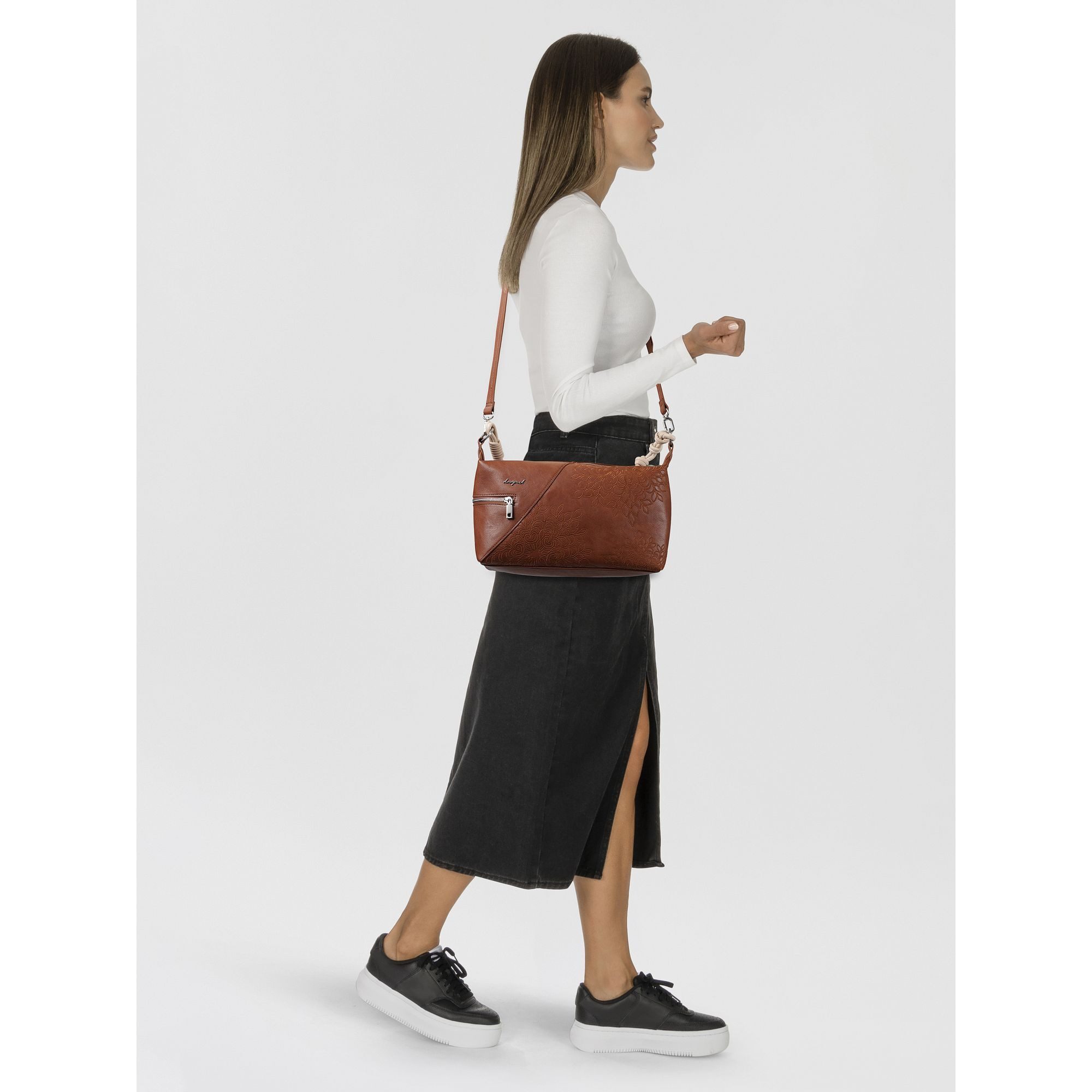 Desigual Schultertasche Sierra, Polyurethan