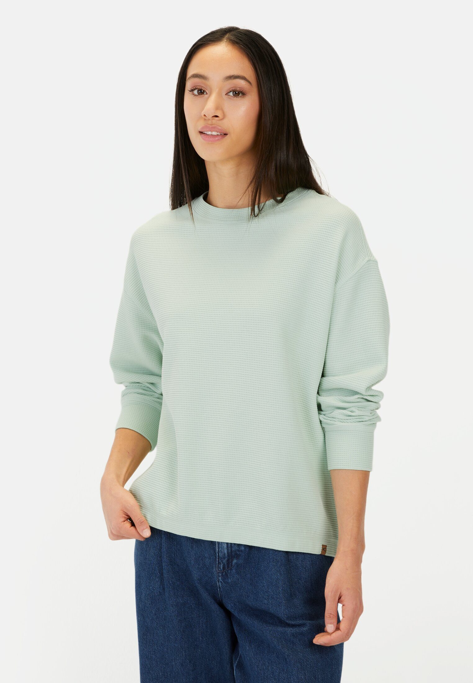 camel active Sweatshirt aus reiner Baumwolle günstig online kaufen