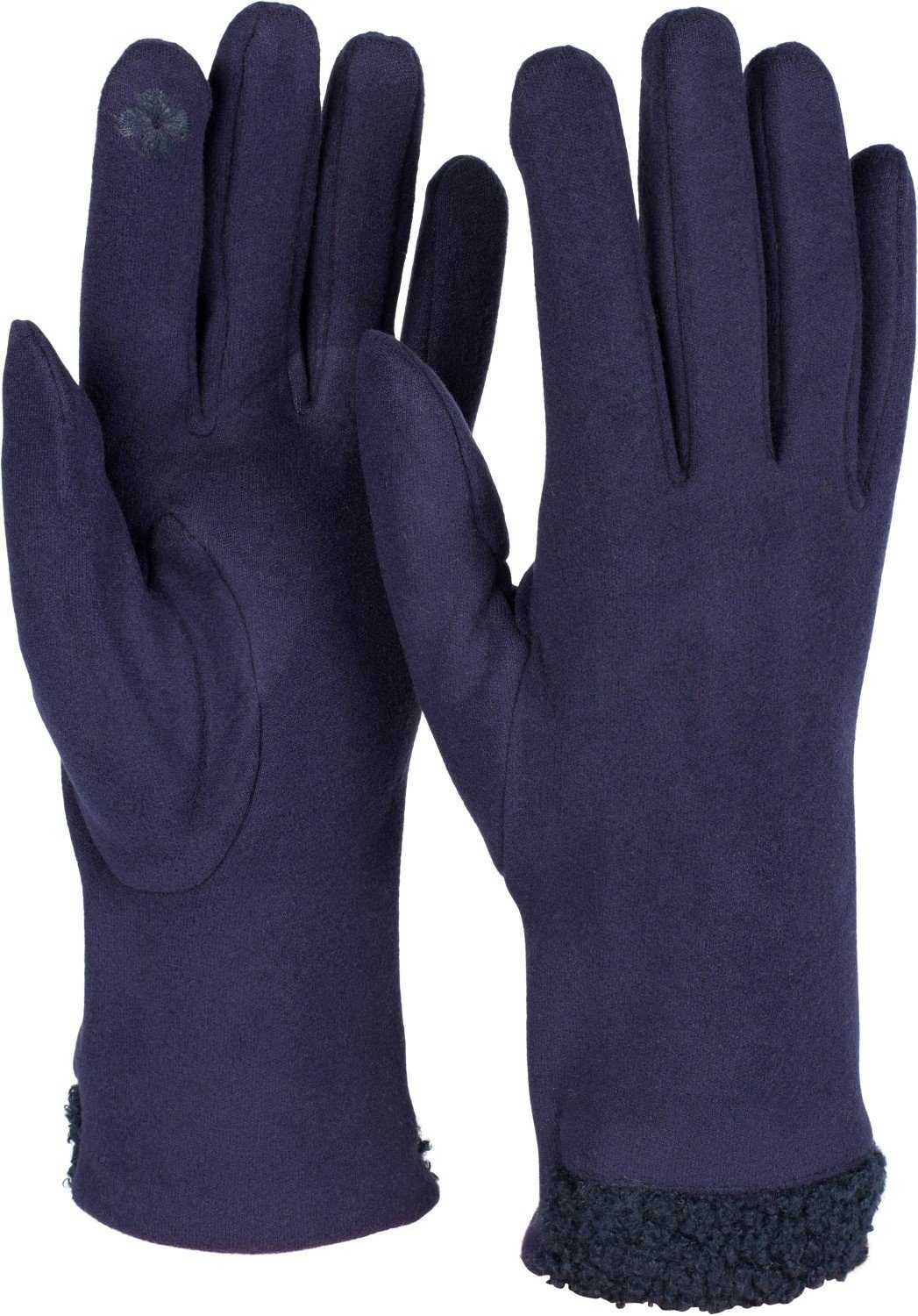 styleBREAKER Fleecehandschuhe Touchscreen Handschuhe Teddyfell (1-St) günstig online kaufen