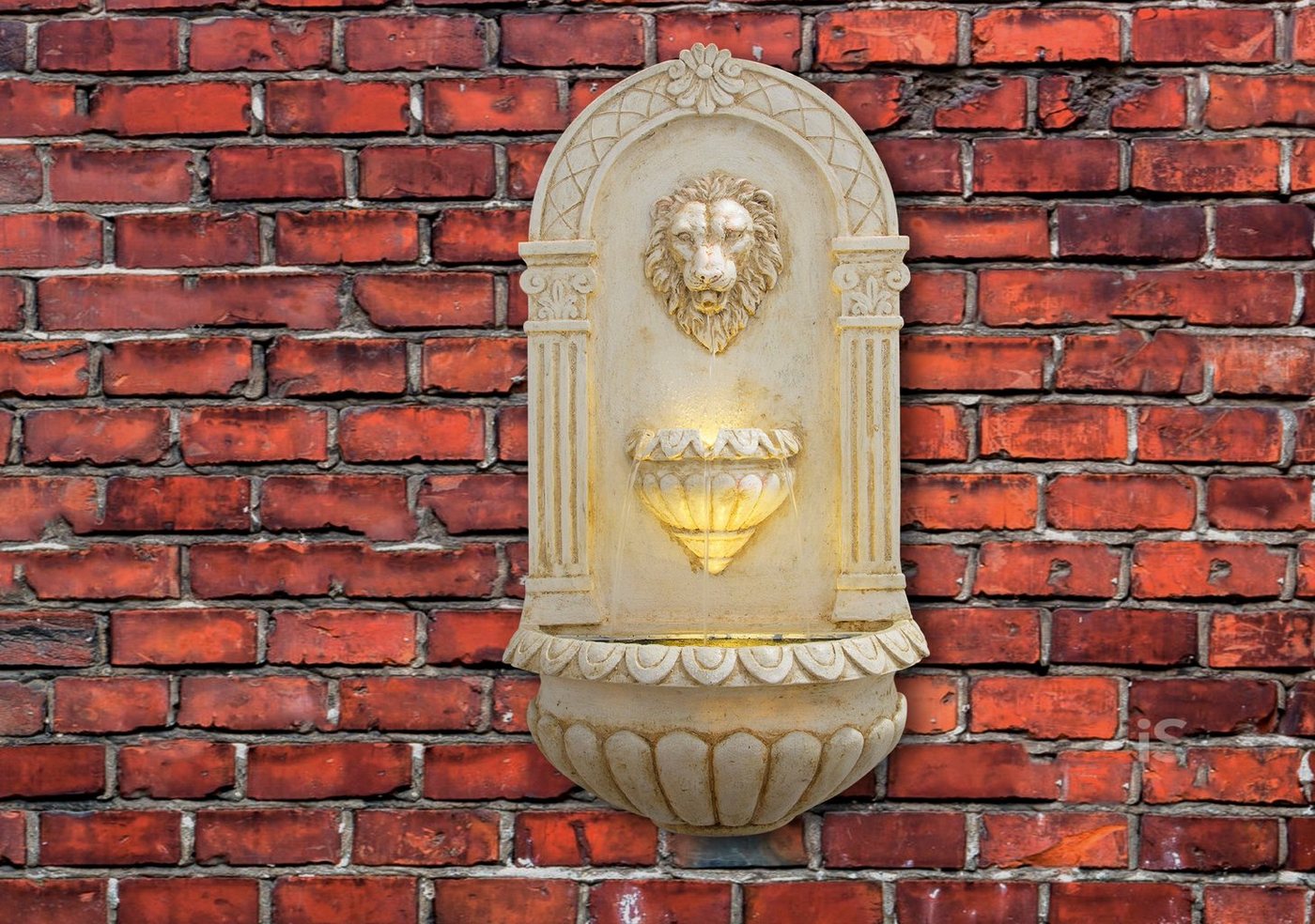 Thumbnail - Ubbink Gartenbrunnen AcquaArte ASSORO, 42 cm Breite, Komplettset mit LED