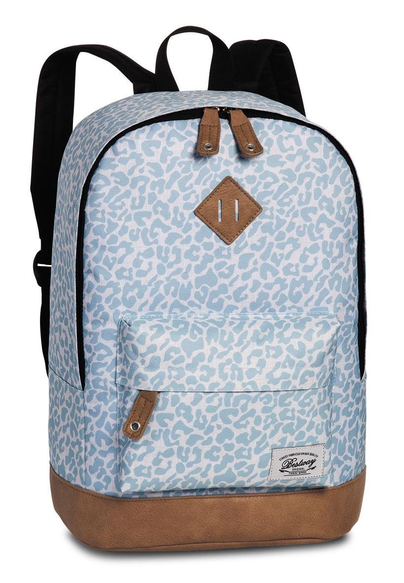 BESTWAY Freizeitrucksack Bestway Rucksack Campus hellblau Leo